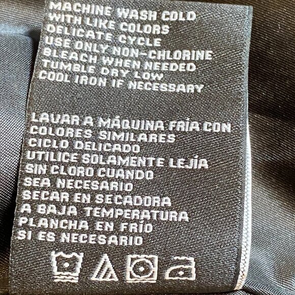 Vince Camuto Lightweight Water and Wind Resistant Rain Jacket XXL Black #51R - Picture 11 of 11